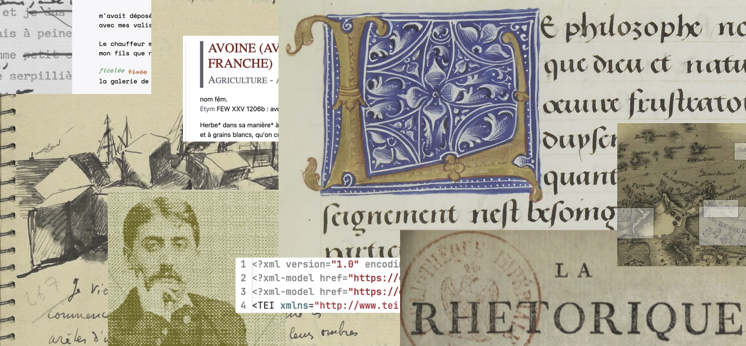 Montage visuel des thématiques de recherche de l'axe 1